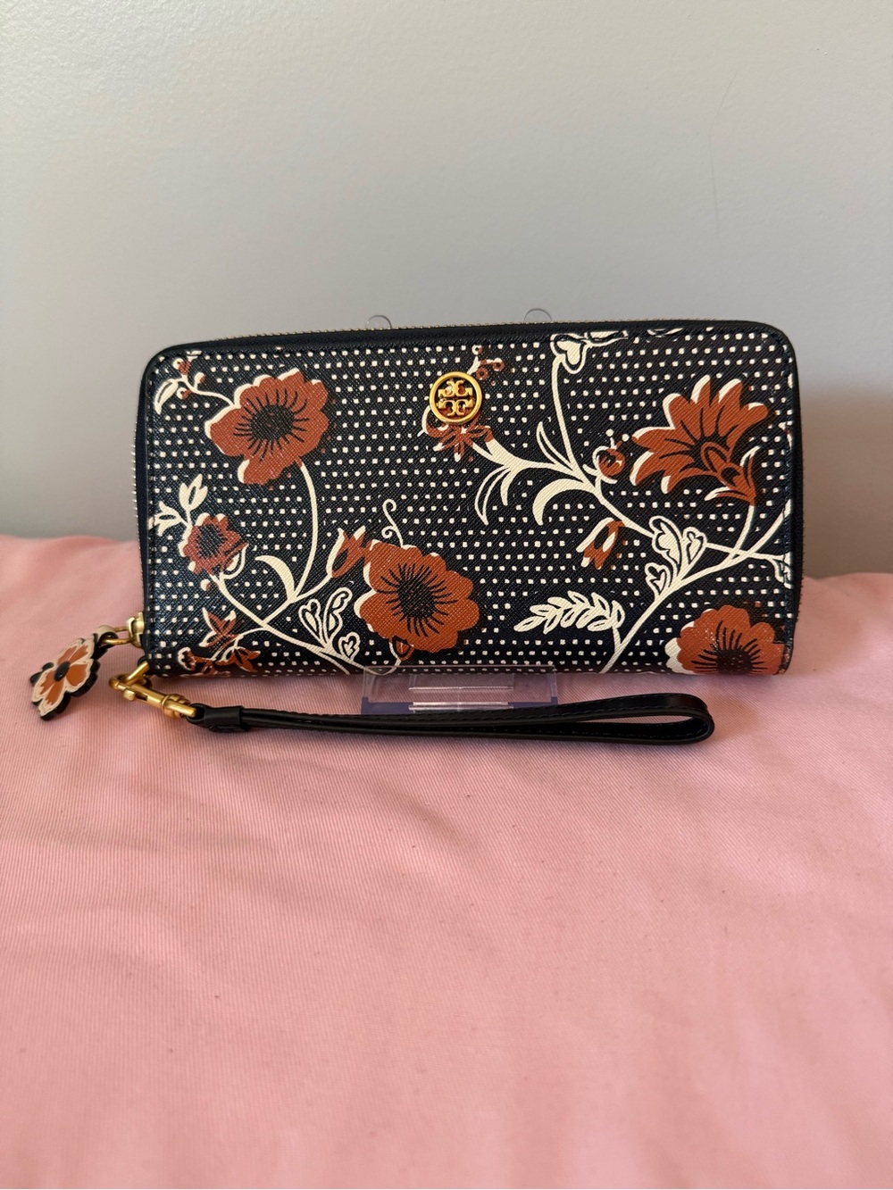 Tory Burch Blake Printed Retro Batik Wallet